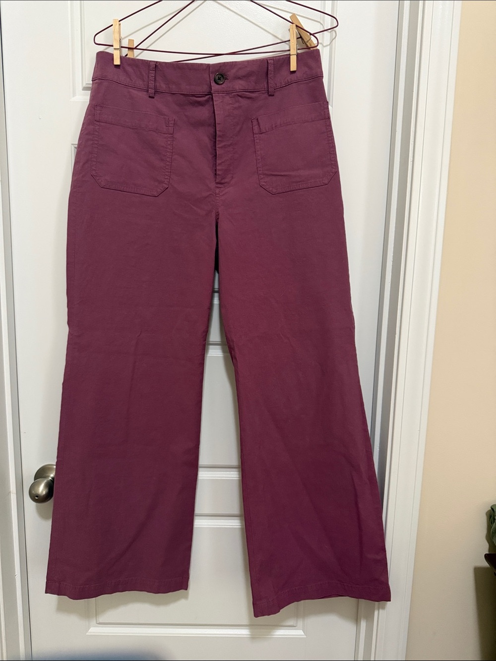 Women’s Wide-Leg Pants in Plum